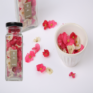 꽃잎 하나하나 구운 꽃다숨 베고니아꽃차