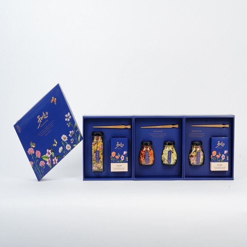 꽃다숨,덖음수제꽃차3종 패키지 선물세트