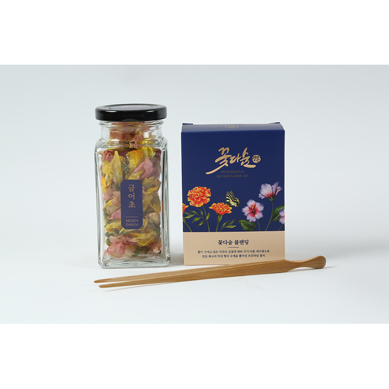 꽃다숨,꽃다숨 덖음수제 블랜딩꽃차 3종,  총8종 중 3종포장 발송
