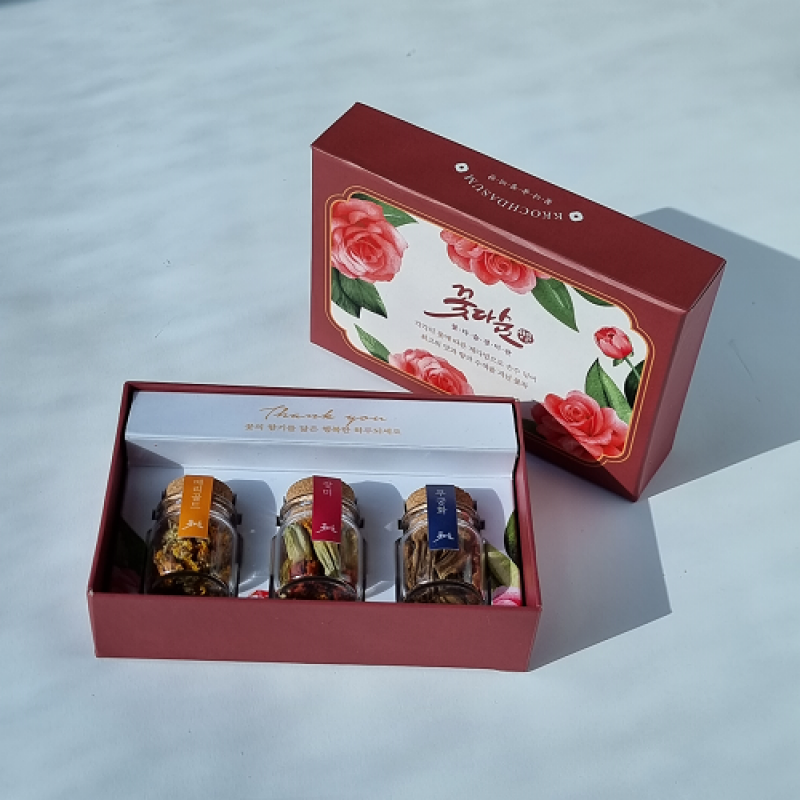 꽃다숨,미니꽃차3종세트